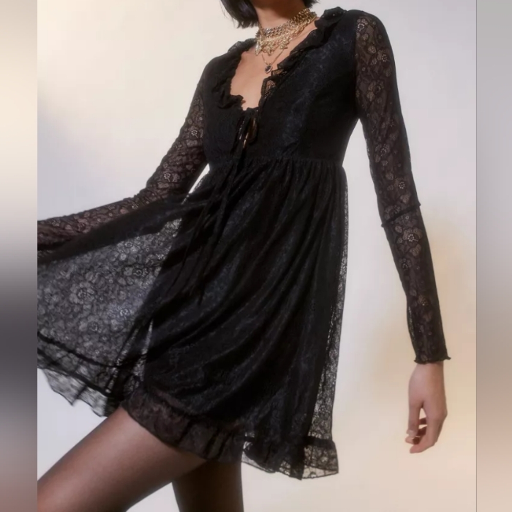Urban Outfitters Lace Babydoll Dress
